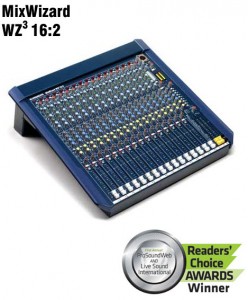 this is a great portable mixer for bands and dj's called the mix wizzard