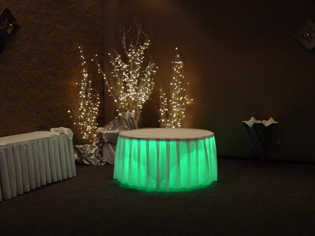 Green LED Wedding Lights